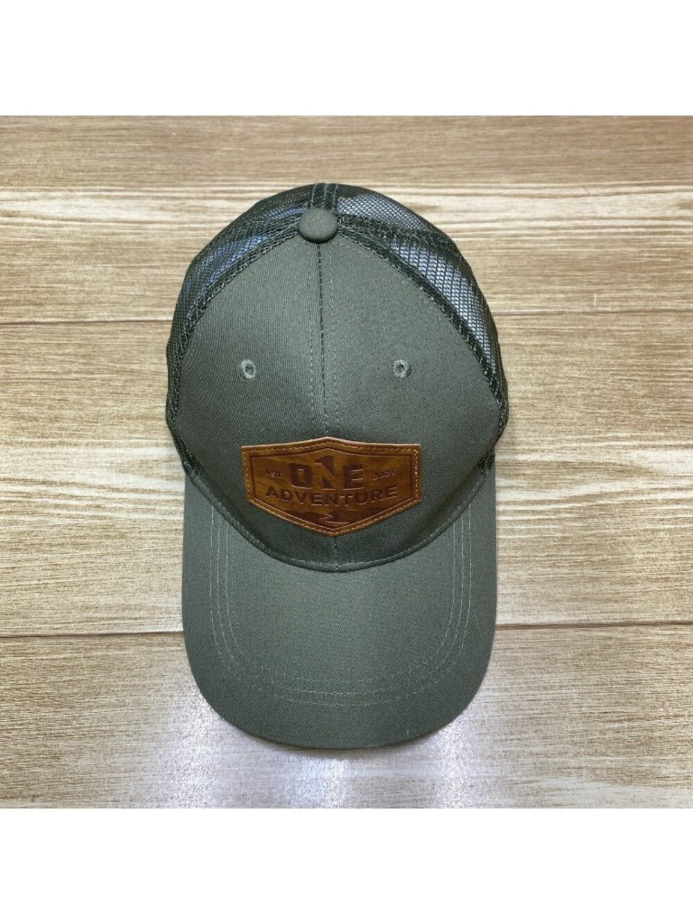 Adventure Trucker Leather Cap Adjustable Hat Hiking Mountain Outdoor Strap Back